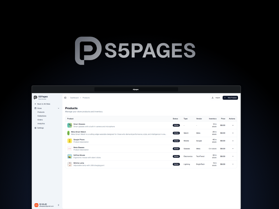 S5PAGES - Multitenant SAAS Preview image