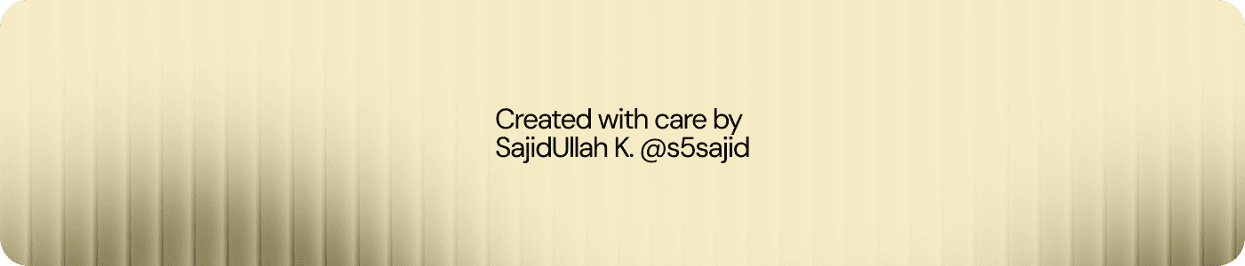 footer for plato crediting s5sajid's (SajidUllah Khan's) work.